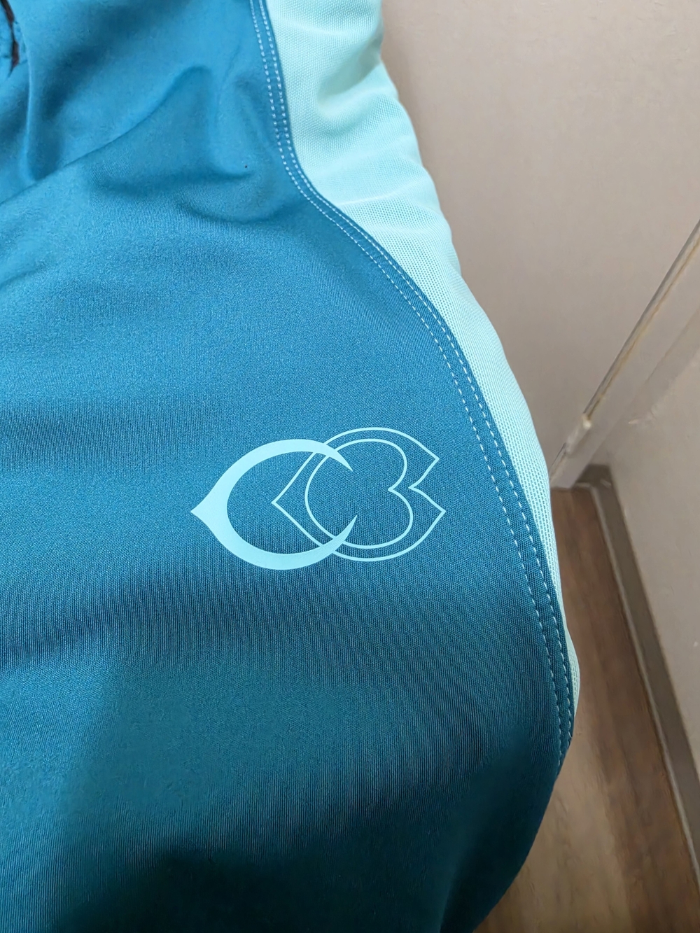 Reebok x Cardi B Women's Seaport Teal Leotard & Bandeau Top Set - Size Medium - Picture 5 of 16